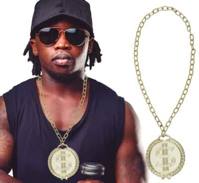 Dollar Medallion - Guld 13 cm