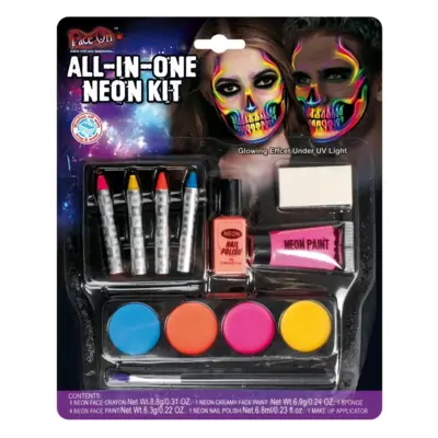Makeup kit Neon farver