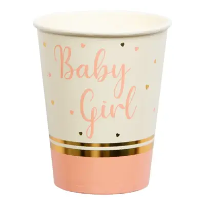 Baby shower papkopper - Baby Girl