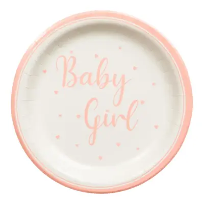 Baby shower paptallerkener - Baby Girl