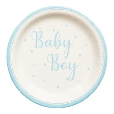 Baby shower paptallerkener - Baby Boy