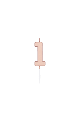 Kagelys 1 tal - Rosegold