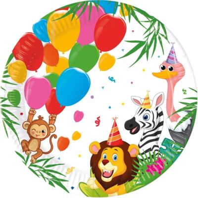 Jungle Party Tallerken - 23cm