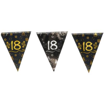 Flagbanner 18år - Shining Glam