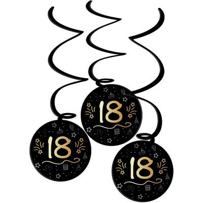 Swirls 18 år - Shining Glam 3 stk