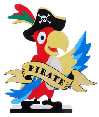 Pirat Papegøje træfigur