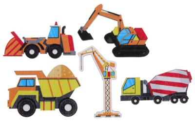 Construction Konfetti i træ