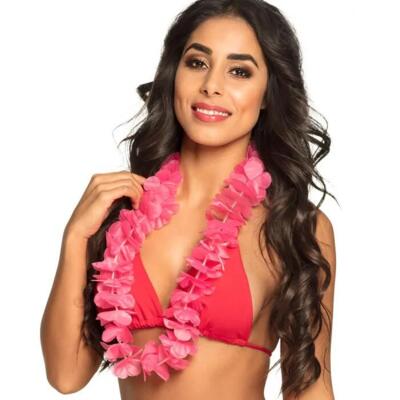 Hawaii krans Ohana i pink