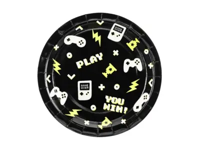 Gamer paptallerkener 6 stk ø 23cm