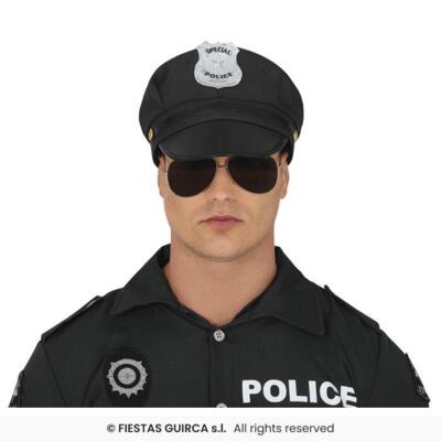 Police hat - Sort