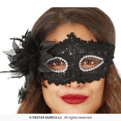 Sort blonde maske