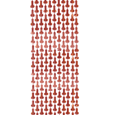Penis dørforhæng - Rosegold 100x200 cm.