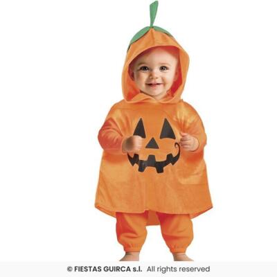 Sødt Græskar Poncho til Baby