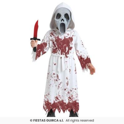 Hvid Djævlespøgelse Børnekostume