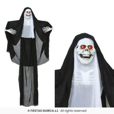 Hængende skelet nonne - 115 cm