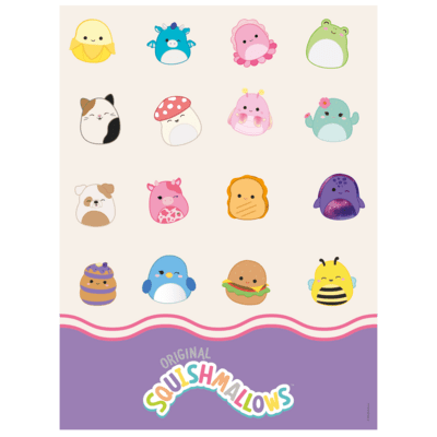 Squishmallows plastikdug - 120x180 cm