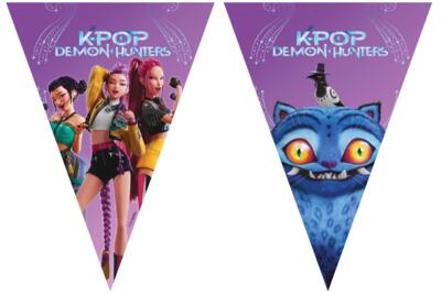 K-Pop Demon Hunters flagbanner - 9 flag