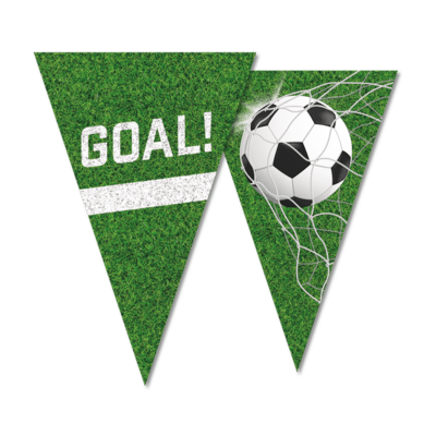 Fodbold flagbanner - 10 m