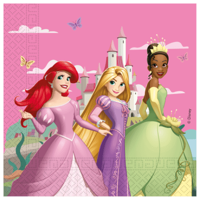 Disney prinsesser servietter - 20 stk.