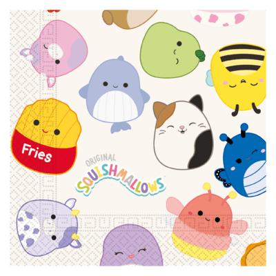 Squishmallows servietter - 20 stk.