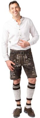 Lederhosen kort gedeskind - Antik brun
