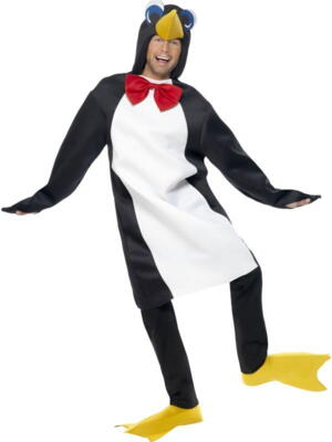 Pingvin kostume voksen