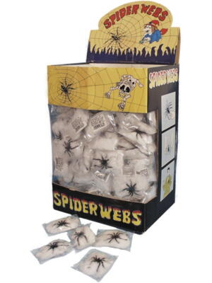 Spindelvæv med edderkop