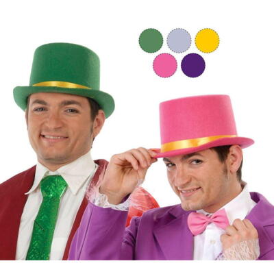 Høj hat i forskellige farver